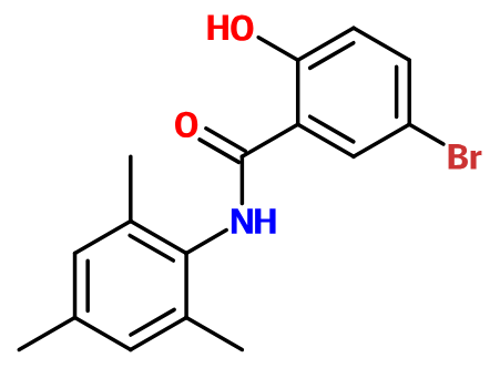 (image for) MC021892 5-Bromo-2-hydroxy-N-(2,4,6-trimethylphenyl)benzamide